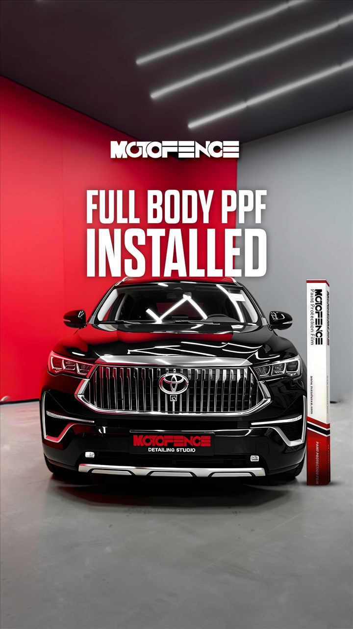Toyota Innova Hycross detailing at Motofence Janakpuri